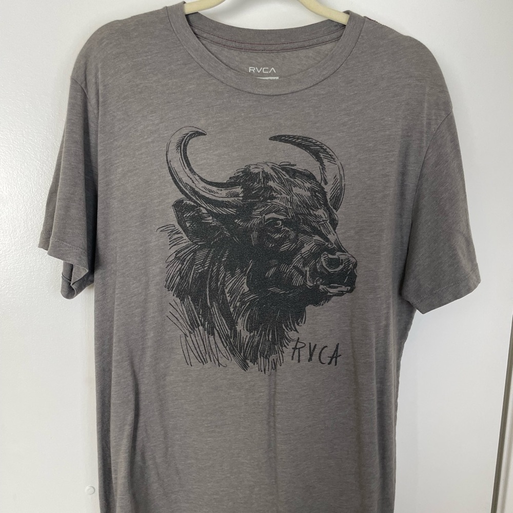 RVCA slim fit water Buffalo t shirt